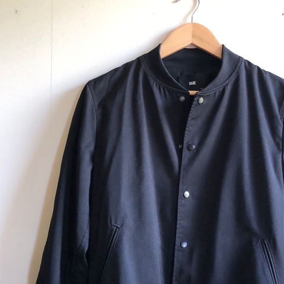 HARE Black Bomber Jacket - Picture 2 of 2